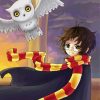 Harry Potter And Hedwig Diamond Painting