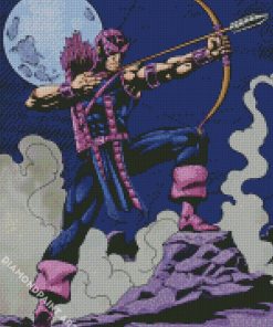 Hawkeye Clint Barton diamond painting