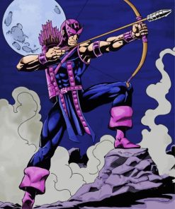 Hawkeye Clint Barton diamond painting