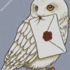 Hedwig Owl Bird Harry Potter Diamond Painting