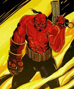 Hellboy Art diamond painting