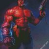 Hellboy Superhero diamond painting