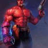 Hellboy Superhero diamond painting