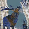 Highland Stag Art Diamond Painting