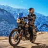 Himalayan Motorcycle Driver Diamond Painting