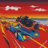 Illustration F1 Racing Diamond Painting