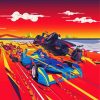 Illustration F1 Racing Diamond Painting