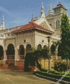 Indian Pune Aga Khan Palace diamond painting