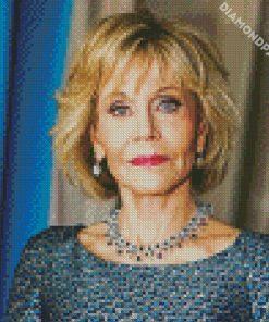 Jane Fonda diamond painting