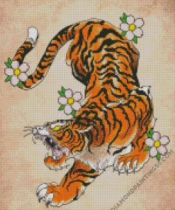 Japanese Tiger diamond painting