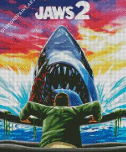 Jaws Movie Poster diamond painting