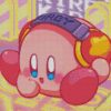 Kirby With Headphones diamond painting