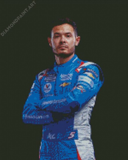 Kyle Larson Racer Diamond Painting