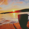 Lake Wallenpaupack Morning Coffee Diamond Painting