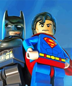 Lego Batman And Superman diamond painting