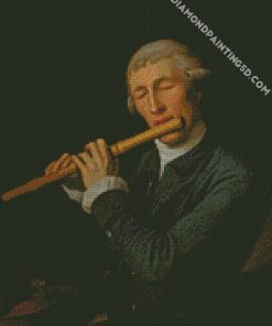 Man Playing Flute diamond painting