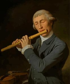 Man Playing Flute diamond painting