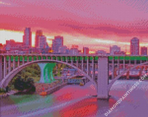 Minneapolis At Sunset diamond painting