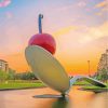 Minneapolis Spoonbridge At Sunset diamond painting