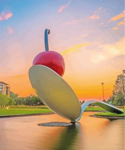 Minneapolis Spoonbridge At Sunset diamond painting