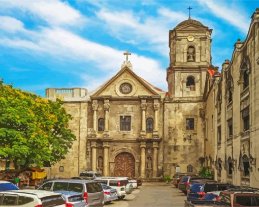 Minor Basilica Of The Black Nazarene Manila diamond painting