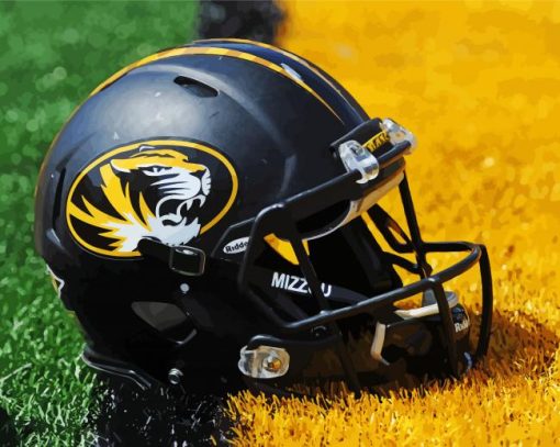 Mizzou Helmet Diamond Painting