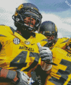 Mizzou Players Sports Diamond Painting