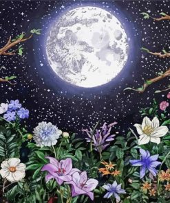 Moonlight Garden diamond painting