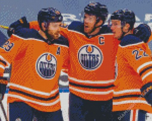 Oilers Players Diamond Painting