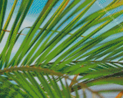 Palm Frond Diamond Painting