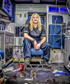 Paramedic Girl Diamond Painting