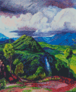 Pihuamo Valley By Dr Atl Diamond Painting