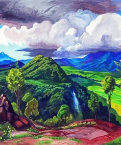 Pihuamo Valley By Dr Atl Diamond Painting