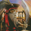 Pirate Cat Diamond Painting