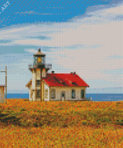 Point Cabrillo Lighthouse Mendocino Diamond Painting