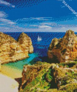 Portugal Algarve Beach diamond painting