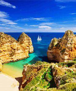 Portugal Algarve Beach diamond painting