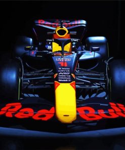 Red Bull Race Car Diamond Painting