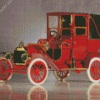 Red Ford Model T Diamond Painting