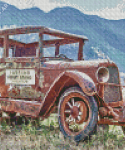 Rusty Ford Model T Diamond Painting