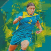 Samantha Kerr Player Art Diamond Painting