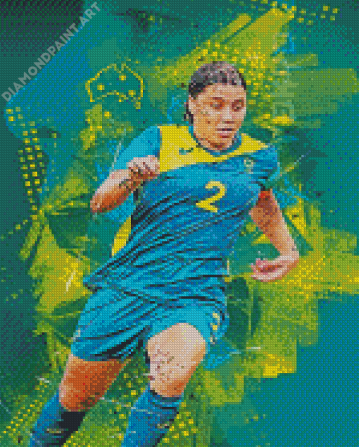 Samantha Kerr Player Art Diamond Painting