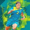 Samantha Kerr Player Art Diamond Painting