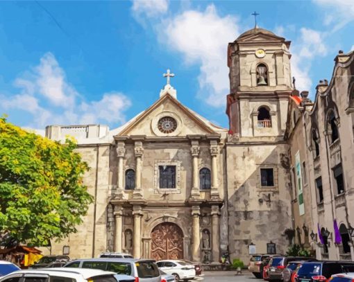 San Augustin Church Manila diamond painting