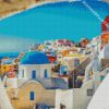 Santorini Greece Island diamond painting