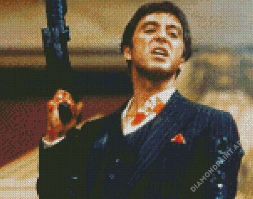 Scarface Al Pacino Diamond Painting