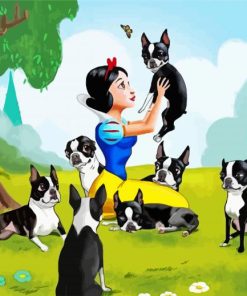 Snow White And The Seven Dwarfs Boston diamond painting