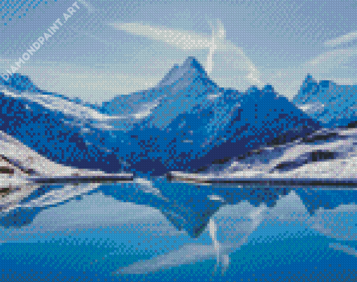 Snowy Swiss Alps Diamond Painting