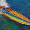 Speed Boat Diamond Painting