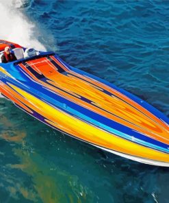 Speed Boat Diamond Painting